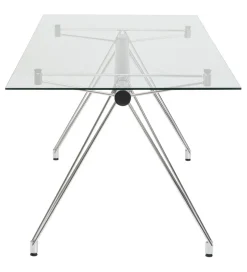 Biurko OFFICIA 160 x 80 cm szklane