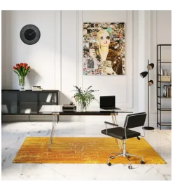 Biurko OFFICIA 160 x 80 cm szklane