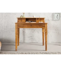 Biurko PRIMA Hemingway 90 cm drewno Sheesham