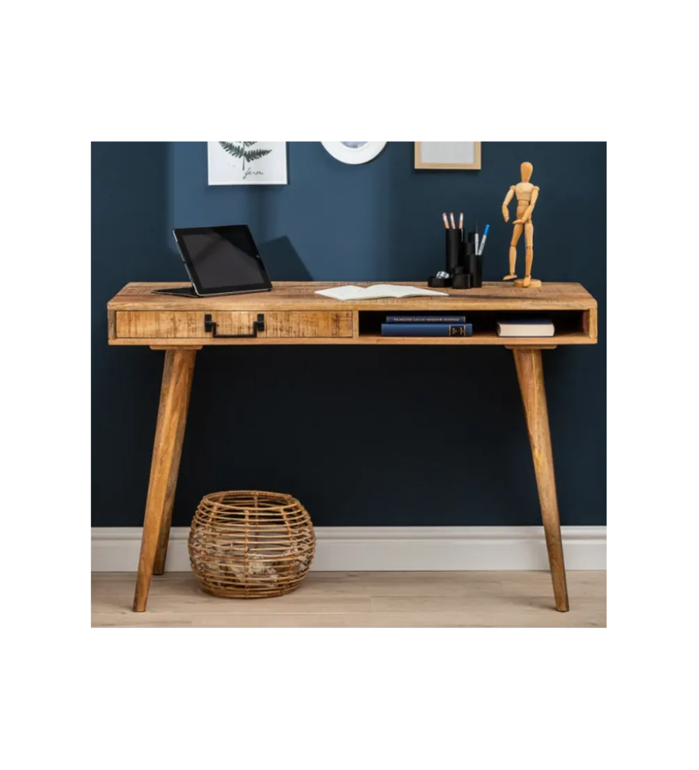 Biurko Retro 120 cm drewno Mango