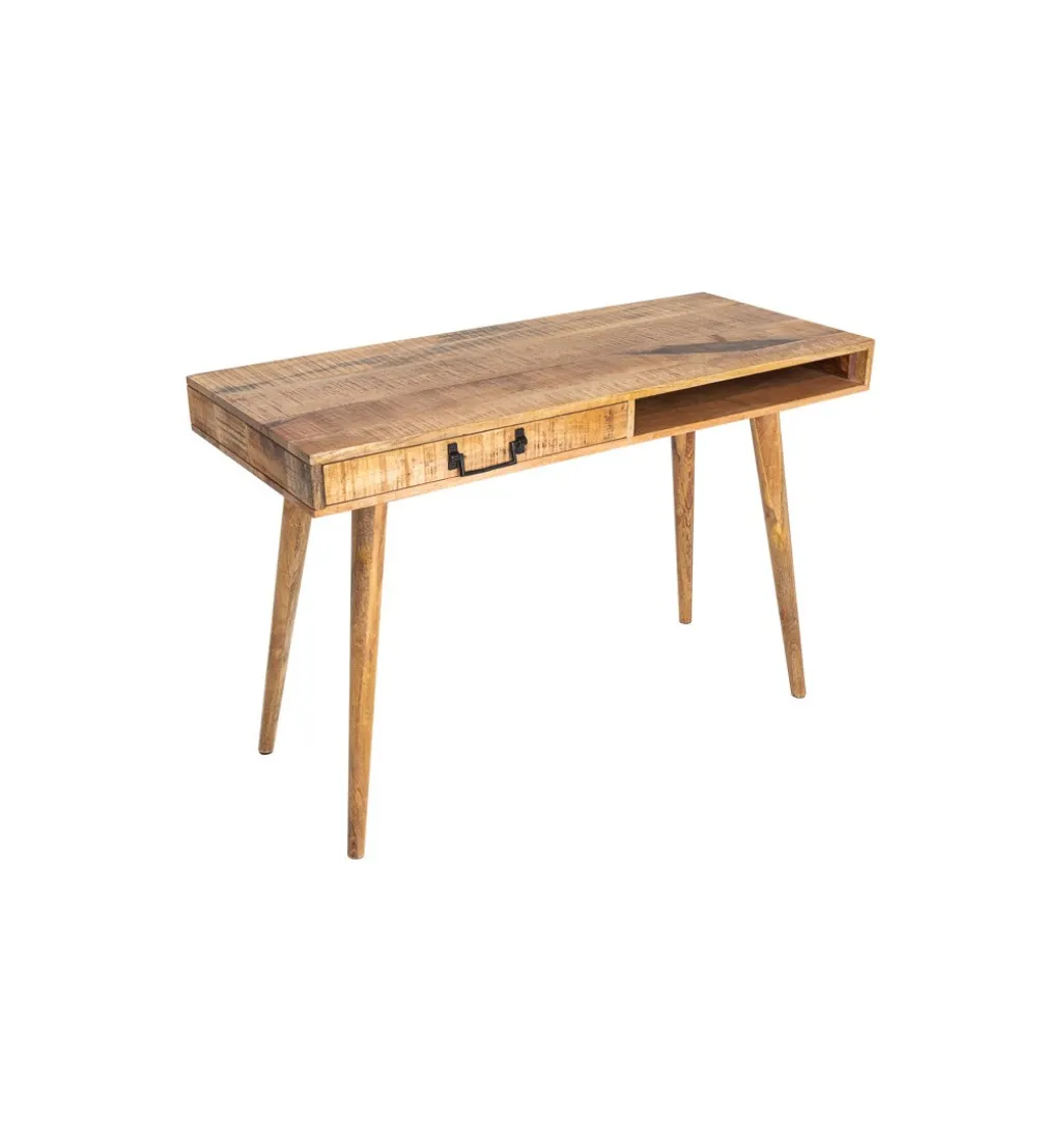 Biurko Retro 120 cm drewno Mango