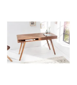 Biurko Retro 120 cm drewno Sheesham