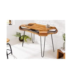 Biurko SPIN RETRO 120 cm drewno sheesham