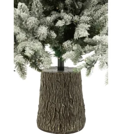 Choinka sztuczna 3000 Led sztuczny śnieg XAMS 210 cm biała