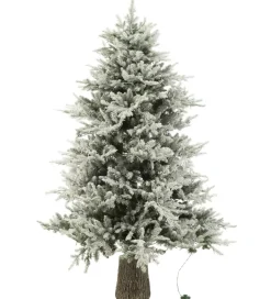 Choinka sztuczna 3000 Led sztuczny śnieg  XAMS 210 cm biała