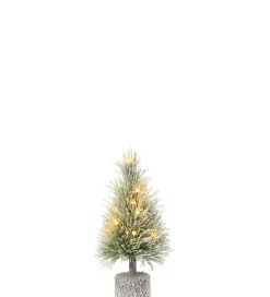 Choinka XMAS LED 36 cm zielona ośnieżona