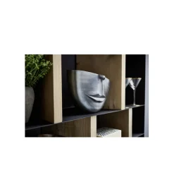 Doniczka Half face 31 cm antracytowy