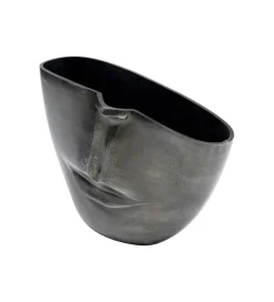 Doniczka Half face 31 cm antracytowy