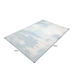 Dywan MARBLE 160 x 240 cm czarno złoty