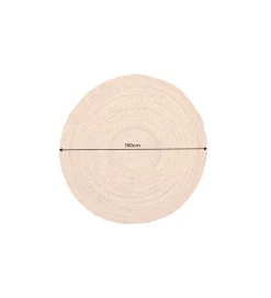 Dywan PURE NATURE 150 cm naturalny okrągły z juty