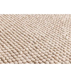 Dywan WOOL 150cm okrągły beżowy