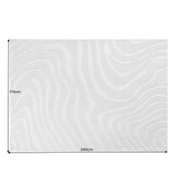 Dywan WAVE 170 x 240 cm szary