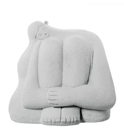 Figurka ABSTRACT 18 cm ceramika biała