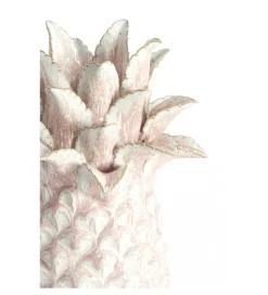 Figurka ANANAS NANASI 31 cm ceramika różowobiały