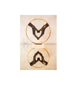 Figurka dekoracyjna Heart Hand 33 cm