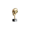 Figurka dekoracyjna Skull złota