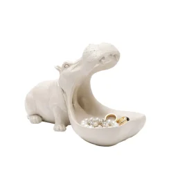 Figurka HUNGRY HIPPO 17 cm beżowa