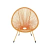 Fotel ACAPULCO 85 cm mono pomarańczowy