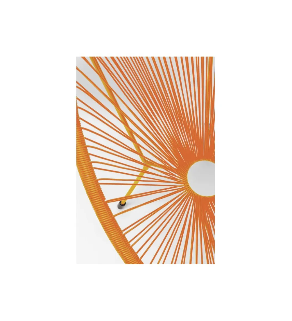 Fotel ACAPULCO 85 cm mono pomarańczowy