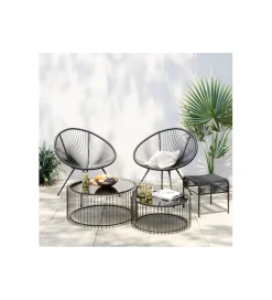 Fotel ACAPULCO MONO 85 cm czarny