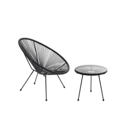 Fotel ACAPULCO MONO 85 cm czarny