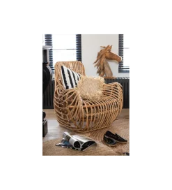 Fotel Ana Rattan Naturalny