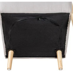 Fotel ARMESY 82 cm beżowy naturalny