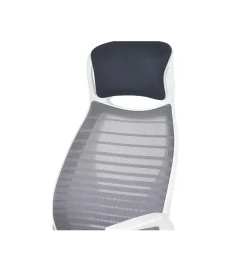 Fotel biurowy FRANKLIN biało czarny