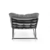 Fotel bujany GATTO szary