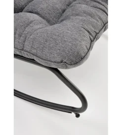 Fotel bujany GATTO szary