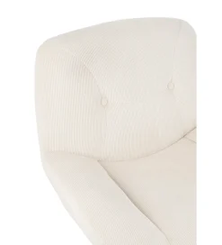 Fotel LOUNGERI 79 cm kremowe