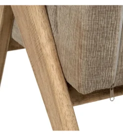 Fotel NAMGAN 85 cm beżowy naturalny