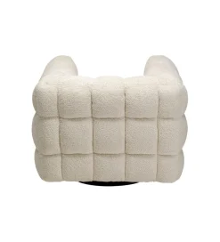 Fotel obrotowy ARMAND 95 cm tapicerowany
