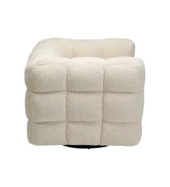 Fotel obrotowy ARMAND 95 cm tapicerowany