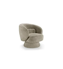 Fotel obrotowy BOSSA NOVA bouclé taupe