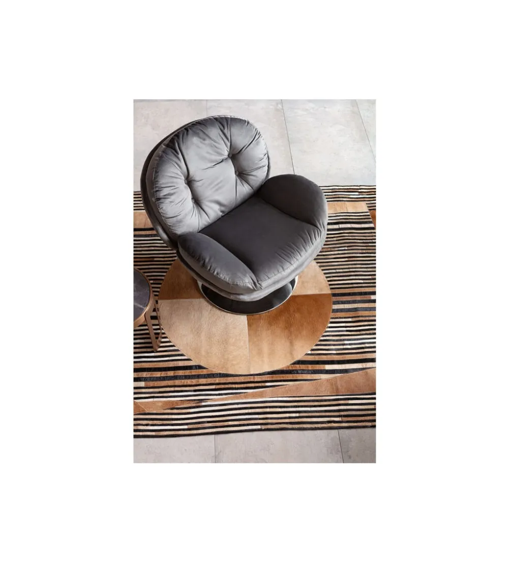 Fotel obrotowy COSY 86 cm szary