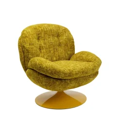 Fotel obrotowy COSY 86 cm żółty