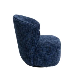 Fotel obrotowy ELLIE 81 cm niebieski