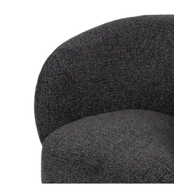 Fotel obrotowy GIRATORIO 77 cm czarny