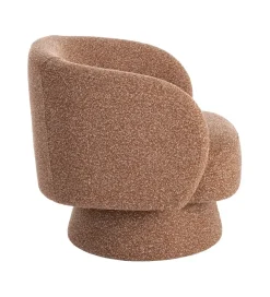 Fotel obrotowy GIRATORIO 77 cm łososiowy