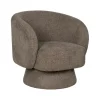 Fotel obrotowy GIRATORIO 77 cm taupe beżowy
