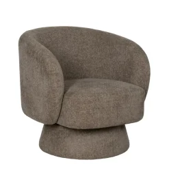 Fotel obrotowy GIRATORIO 77 cm taupe beżowy
