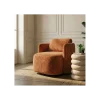 Fotel obrotowy GIRATORIO 66 cm terrakota
