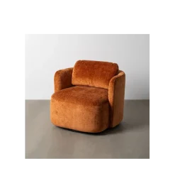 Fotel obrotowy GIRATORIO 66 cm terrakota