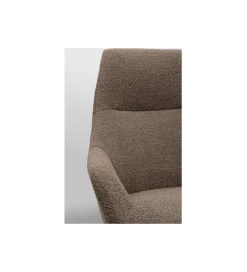 Fotel obrotowy MIMI bouclé mocca