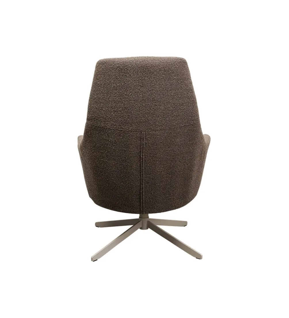 Fotel obrotowy MIMI bouclé mocca