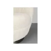 Fotel obrotowy Nube Bouclé 88 cm kremowy