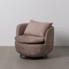 Fotel obrotowy SUMUTN 84 cm taupe