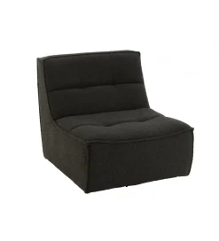 Fotel obrotowy Swivel Bouclé  83 cm czarny