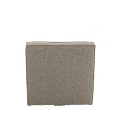 Fotel obrotowy Swivel Bouclé  83 cm taupe